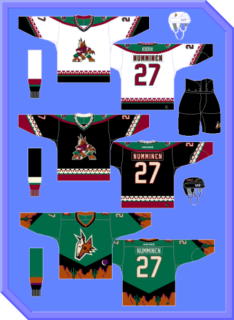 My Ideal NHL Jersey Redesigns - Coyotes Alternate Added - Concepts