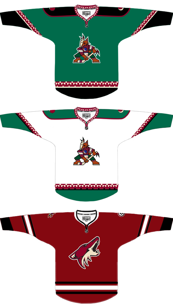 Personalized NHL Arizona Coyotes Special Reverse Retro Redesign